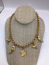 Ferragamo Birds of Paradise Charm Vintage Necklace